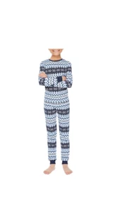 NWT Member's Mark Unisex Kid's 2-Piece Family Holiday Pajama Set Size 4 - Picture 1 of 7