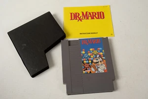 DRx Mario Dr w/Booklet & Cover Nintendo Game Cartridge (G3R) Untested 1985 NIS - Picture 1 of 6