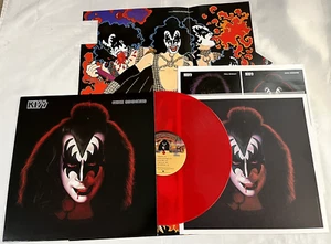 KISS Gene Simmons Solo LP RED Vinyl 180G Poster Litho 40th Anniv. Box Set Demon - Picture 1 of 11