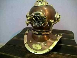 Antique US Navy Scuba Diving Helmet Model For Home Decor And Mother's Day Gift - Picture 1 of 5
