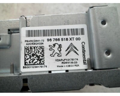 AUTORADIO SMEG RECEPTEUR TELEMATIQUE CITROEN C3  96766518XT  2309492 - Photo 1/2