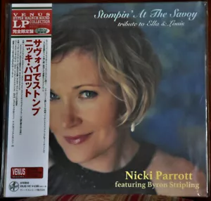 AUDIOPHILE VENUS JAPAN NICKI PARROTT "Stompin' at The Savoy" 180g OBI MINT - Picture 1 of 2