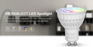 Miboxer FUT103 AC100~240V 4W GU10 RGB+CCT LED Spotlight focos led spot light - Picture 1 of 3