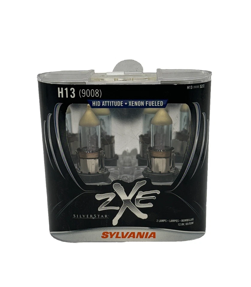Faro de dos bombillas Sylvania Silverstar ZXE 9008 H13 65/55W reemplazo stock de actualización Foto 1 de 2