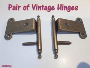 Bisagras de metal dorado antiguo retro vintage muebles decorativos joyería cocina - Imagen 1 de 5