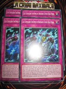 YU-GI-OH! COM LES CHEVALIERS DANTÔMES MACR-FR066 PLAYSET (4 CARTES) NEUF MINT - Imagen 1 de 1