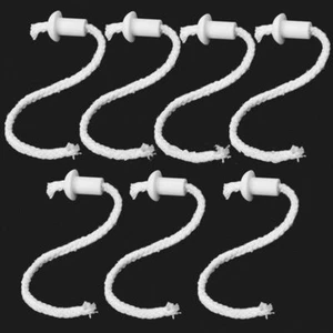 7 Ceramic Holders for Tiki torch Wine bottle oil lamp COTTON Kerosene Wick - Picture 1 of 6