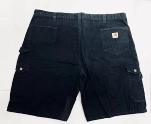 Spring Coming! Carhartt Casual Shorts Cargo Mens 46" x 11" Black (C52 - Picture 1 of 6
