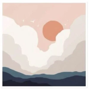 Paint By Numbers DIY Painting Kit Abstract Landscape Scandi Nature 2 Kids Adult - Bild 1 von 4