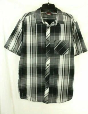 Hawk Men's Plaids Black Shirt Size M - Image 1 of 3