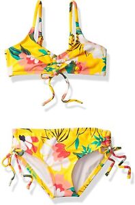 Kanu Surf Girls' Willow V-Neck Bikini Beach Sport 2-Piece Swimsuits