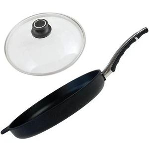 BAF Bratpfanne Ø 32 cm Set Induktion beschichtet aus Aluminiumguss & Glasdeckel - Bild 1 von 10