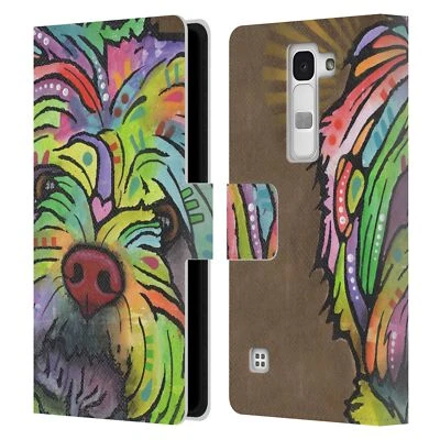OFFICIAL DEAN RUSSO DOGS 3 LEATHER BOOK WALLET CASE COVER FOR LG PHONES 2 - Image 1 of 4