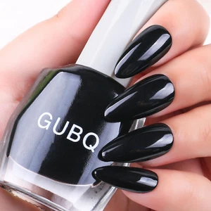 Quick Dry Nail Polish 12Ml Black Fast Drying Long Lasting Nail Lacquer - Picture 1 of 12