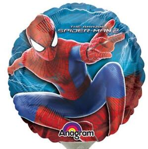 Spider-Man Foil Mylar Balloon 18" Round Spiderman Birthday Party Decorations New