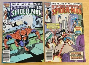 Peter Parker, The Spectacular Spider-Man 2 Comic Bundle Lot Issues 114 & 118 - Picture 1 of 5