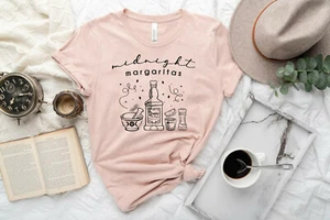 Midnight Margaritas Shirt, Witchy Halloween Shirt, Halloween Costume, Triple Moo - Picture 1 of 3