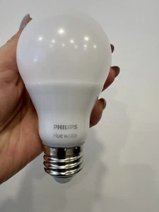 Philips Hue White A19 Single LED 9.5W 840 Lumens E26 60W Light Bulb Excellent - Picture 1 of 5