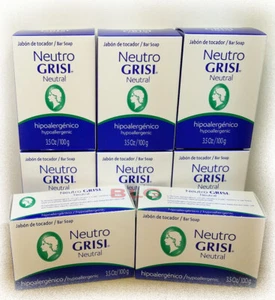 Grisi NEUTRAL SOAP Balancing 3.5oz Scented Bar Hands Face Skin Bath Neutro Jabon - Picture 1 of 9