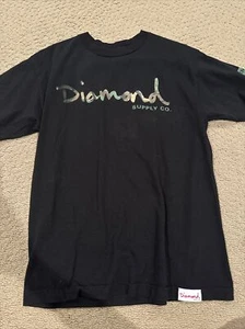 Diamond Supply Co. Hemd Camo Schriftzug Baumwolle Größe M - Bild 1 von 1