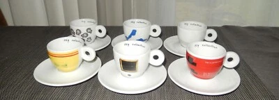 6 ILLY COLLECTION ILLY ARTISTAS  DO BRAZIL  TASSEN ESPRESSOTASSEN 2001 TOP - Bild 1 von 4