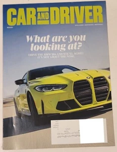 May 2021 Car & Driver Magazine Automobile, BMW M4 Cover - Picture 1 of 4