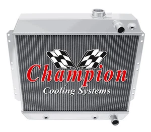 Radiador Kool Champion de 3 filas para Chevrolet Bel Air LS 1950 51 52 53 1954 intercambiable - Imagen 1 de 8
