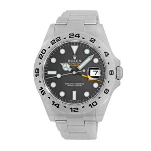 ROLEX Stainless Steel 42mm Explorer II 216570 Black Dial Box Warranty 2013 MINTY - Picture 1 of 6