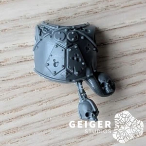 Warhammer 40K Nurgle Death Guard Bits | Plague Marines | Fly Icon Chestplate *D - Bild 1 von 1
