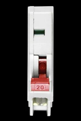SQUARE D 20 AMP TYPE 1 M9 MCB CIRCUIT BREAKER QOE QO-E RED - Image 1 of 4