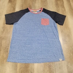 Free Planet Men's Short Sleeve Cotton Pocket T-Shirt Multicolor Large - Picture 1 of 5