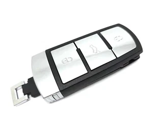 3Tasten Chiave Alloggiamento + Profilo per VW Passat B6 Tdi TSI Variant 3C B7 Cc - Foto 1 di 3