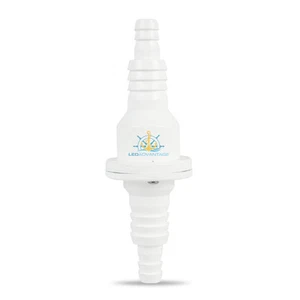 MULTI SIZE MARINE INLINE ONE WAY FLAP NON RETURN VALVE - 10/12/20MM 0.47", 1/4" - Bild 1 von 2