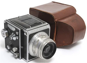 Bentzin Primar-Reflex II SLR 6x6cm con otturatore Zeiss Tessar 3,5/10,5cm NON FUNZIONANTE - Foto 1 di 7