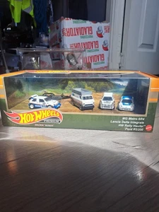 Hot wheels Rally Legends premium collectors box set Metro 6R4 Lancia Ford RS200 - Picture 1 of 3