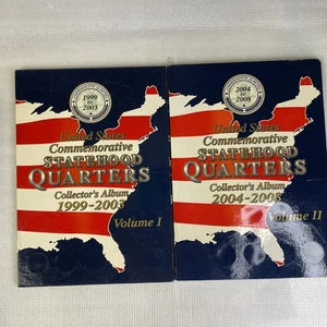 2000 Edition USA Commemorative Statehood Quarters Collector's Albums--Incomplete - Picture 1 of 4