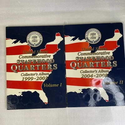 2000 Edition USA Commemorative Statehood Quarters Collector's Albums--Incomplete - Image 1 of 4
