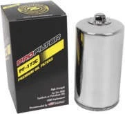 Pro Filter Premium Oil Filter - Chrome Motorcycle ATV/UTV Street Bike Dirt Bike - Image 1 of 4