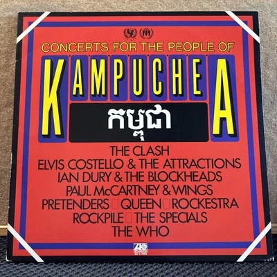 Concerts For The People Of Kampuchea Double  LP - 1981 - Atlantic SD 2-7005 / NM Foto 1 de 4
