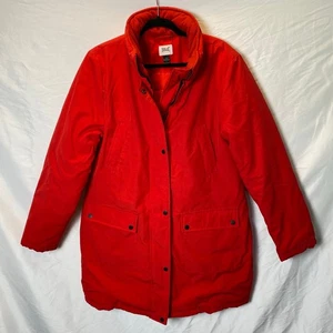 Everlast Sport Damen Parka langer Mantel Gr. XL kirschrot Winterjacke - Bild 1 von 16