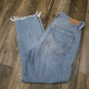 Madewell Damen Jeans 27P The Curvy Perfect Vintage High Rise Denim Raw Hem - Bild 1 von 15