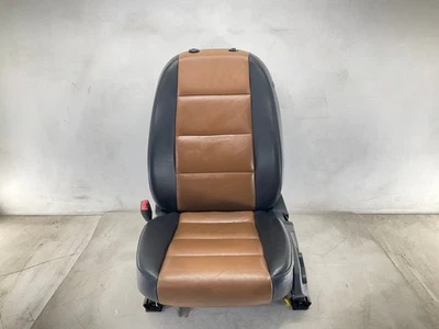 05-11 Asiento del conductor delantero Audi A6 cuero dos tonos amaretto y negro OEM Foto 1 de 4