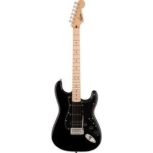 Squier Stratocaster HSS MN Black - Electric Guitar - Picture 1 of 6