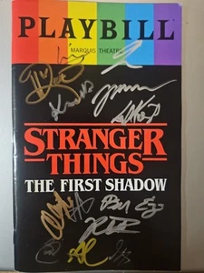 Stranger Things: The First Shadow Broadway Cast Signed Playbill - 14 Signatures² - Picture 1 of 19