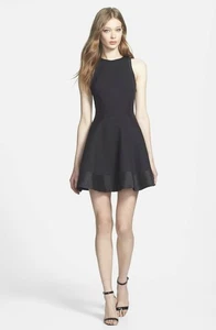 TED BAKER fit&flare full circle skirt panel skater dress festival 90s Y2K 3 12 M - Picture 1 of 12