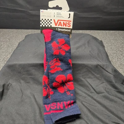 Vans Smartwool PhD SlopeStyle Wool Medium Cushion Socks USA Made Size L Unisex - Image 1 of 4