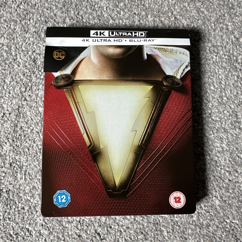 Shazam! (4K Ultra HD + Blu-ray Limited Edition Steelbook) Opened but with J card - Image 1 of 4