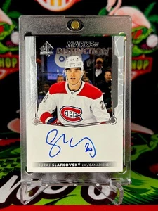 2022 Upper Deck SP Authentic Juraj Slafkovsky Auto RC /25 Marks Of Distinction - Picture 1 of 2