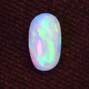 1.64ct Fabulous Splashes of Rainbow Colors Harlequin Pattern Brightest Welo Opal - Picture 1 of 1