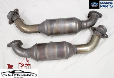 2005,2006 FORD GT GT40  SUPERCAR FACTORY OEM EXHAUST CONVERTERS PR 05/06 - Image 1 of 4